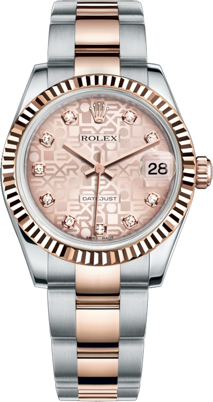 Rolex Datejust - 31 MM - Steel and Rose Gold - 178271-0038 nyc watcher nyc watches 