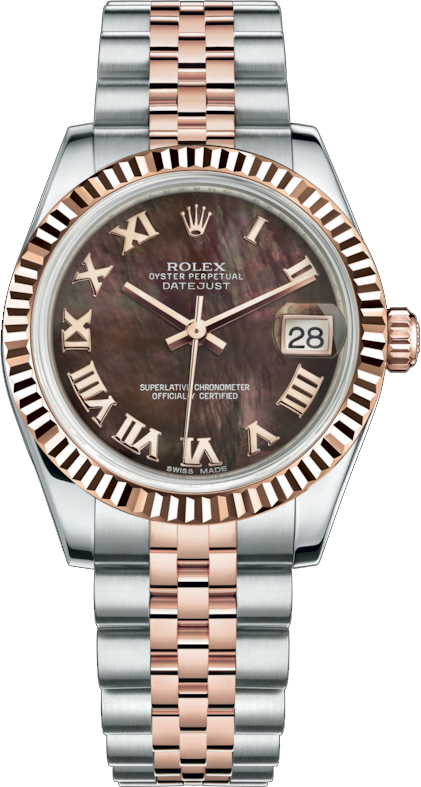 Rolex Datejust - 31 MM - Steel and Rose Gold - 178271-0031 nyc watcher nyc watches