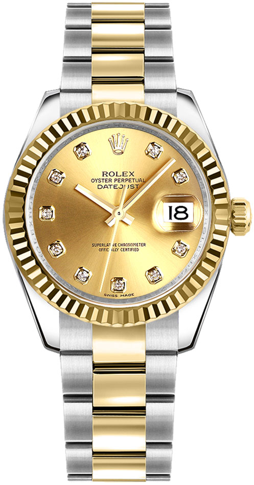 Rolex Datejust - 31 MM  - Steel and Yellow Gold - 178273-0018 nyc watcher nyc watches