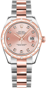 Rolex Datejust - 31 MM - Steel and Rose Gold - 178341-0017 nyc watcher nyc watches