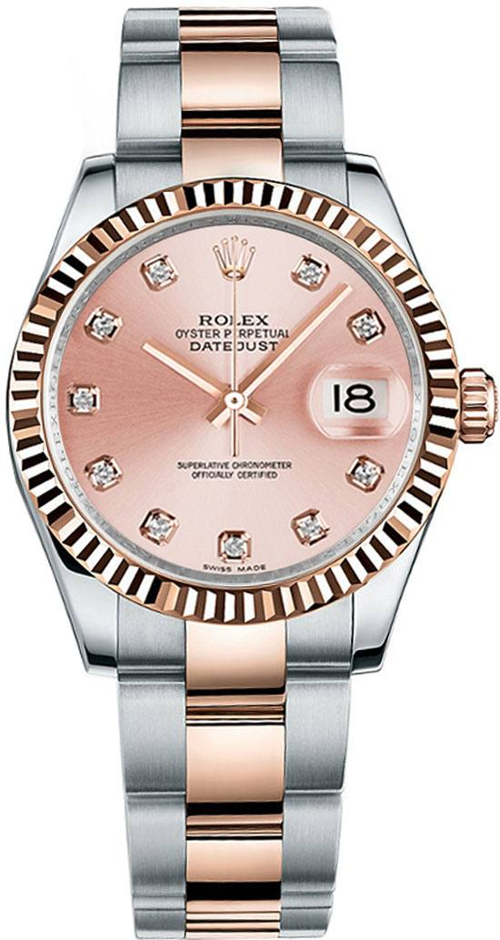 Rolex Datejust - 31 MM - Steel and Rose Gold - 178271-0045 nyc watcher nyc watches