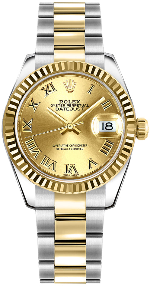 Rolex Datejust - 31 MM - Steel and Yellow Gold - 178273 chro nyc watcher nyc watches