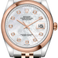 Rolex Datejust 36 MM Steel and Rose Gold - 116201 mopd nyc watcher nyc watches