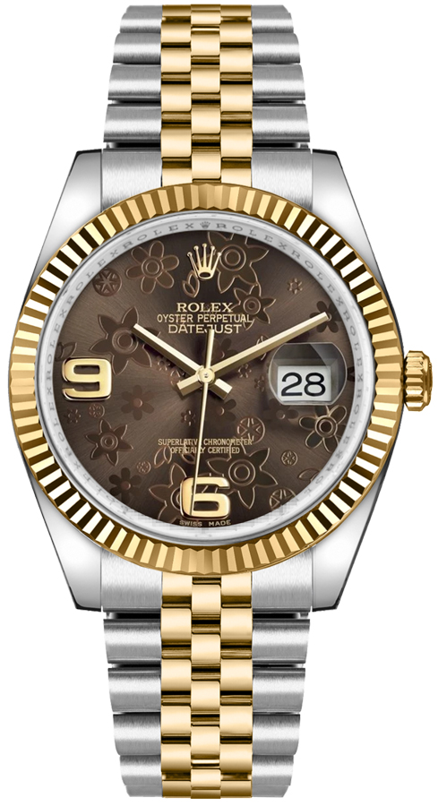 Rolex Datejust - 36 MM - Steel And Yellow Gold - 116233-0213 nyc watcher nyc watches