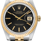 Rolex Datejust - 36 MM - Steel And Yellow Gold - 16233 bkts nyc watcher nyc watches