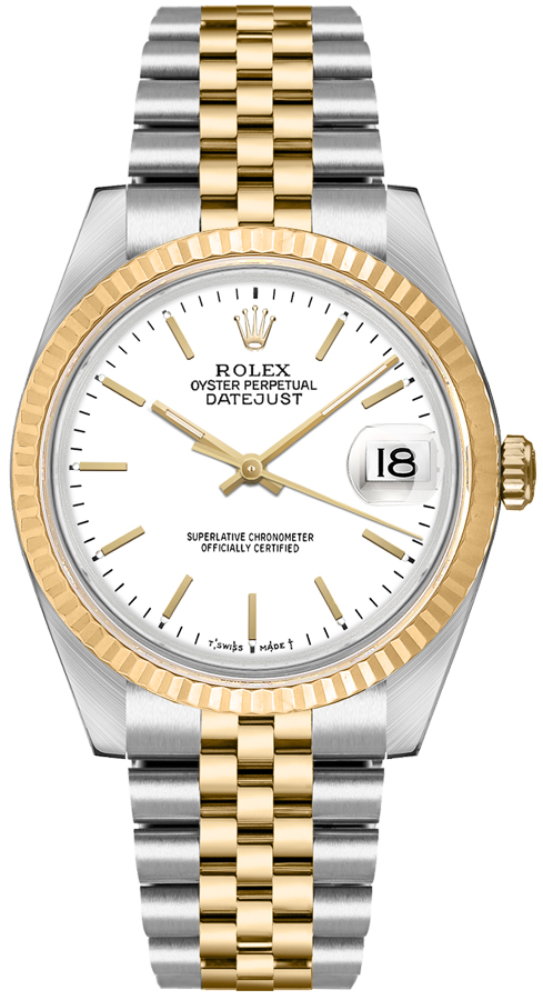 Rolex Datejust - 36 MM - Steel And Yellow Gold - 16233 whs nyc watcher nyc watches