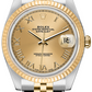 Rolex Datejust - 36 MM - Steel And Yellow Gold - 16233 chr nyc watcher nyc watches