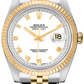 Rolex Datejust - 36 MM - Steel And Yellow Gold - 16233 whr nyc watcher nyc watches