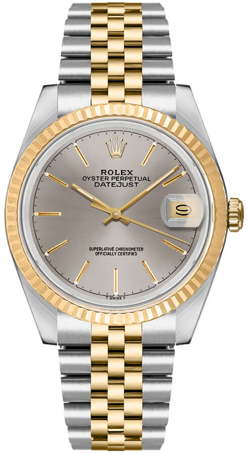 Rolex Datejust - 36 MM - Steel And Yellow Gold - 16233 sls nyc watcher nyc watches