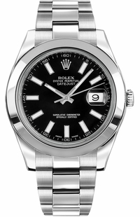 Rolex Datejust 41 MM Steel - 116300-0001 nyc watcher nyc watches