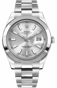 Rolex Datejust 41 MM Steel - 116300-0007 nyc watcher nyc watches