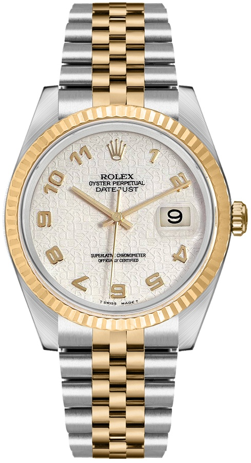 Rolex Datejust - 36 MM - Steel And Yellow Gold - 16233 whn nyc watcher nyc watches