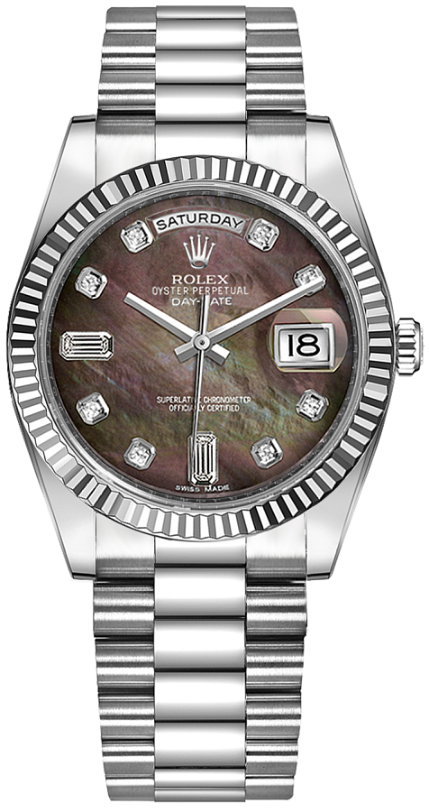 Rolex Day-Date - 36 MM - White Gold - 118239-0076 nyc watcher nyc watches