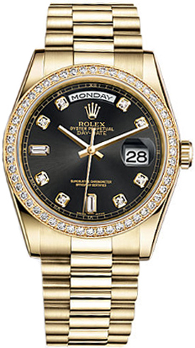 Rolex Day-Date - 36 MM - Yellow Gold - 118348-0024 Rolex Day-Date - 36 MM - Yellow Gold - 118348-0024 nyc watcher nyc watches