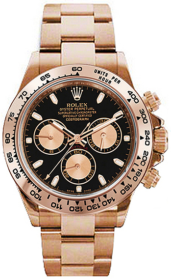 Rolex Cosmograph Daytona - 40 MM - Rose Gold - 116505-0008 nyc watcher nyc watches