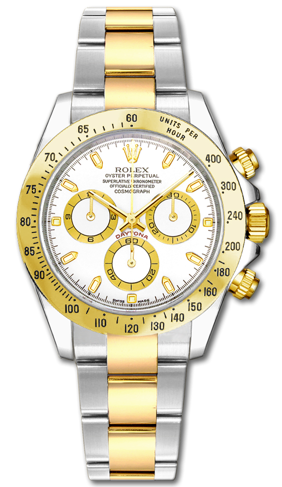 Rolex Cosmograph Daytona - 40 MM - Yellow Gold and Steel - 116523-0040 nyc watcher nyc watches