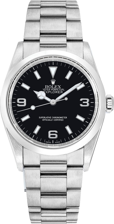 Rolex Explorer  Steel - 36 MM - 114270-0001 nyc watcher nyc watches