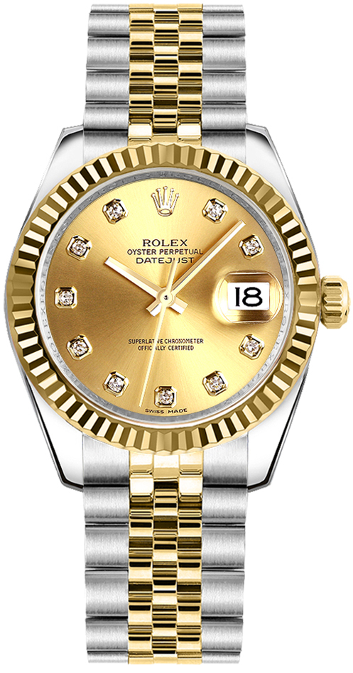 Rolex Datejust - 31 MM - Steel and Yellow Gold - 178273-0002 nyc watcher nyc watches