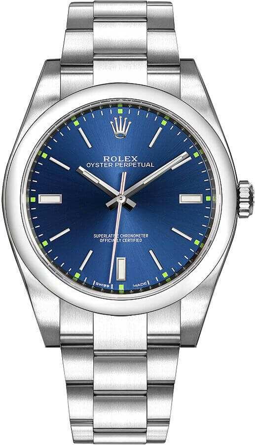 Rolex Oyster Perpetual no date Steel - 39 MM - 114300-0003 nyc watcher nyc watches