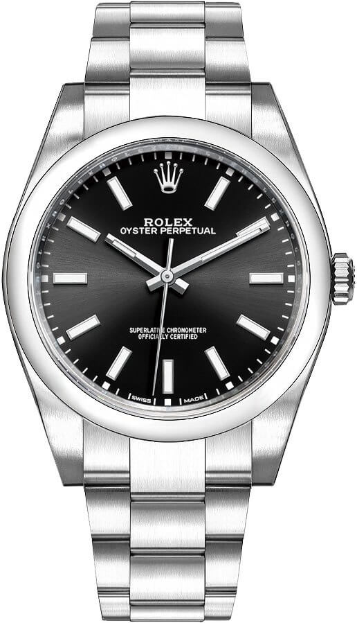 Rolex Oyster Perpetual no date Steel - 39 MM - 114300-0005 nyc watcher nyc watches