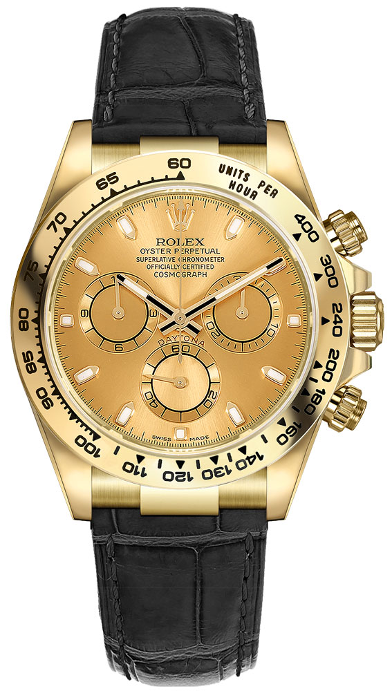 Rolex Cosmograph Daytona - 40 MM - Yellow Gold - 116518 chibll nyc watcher nyc watches