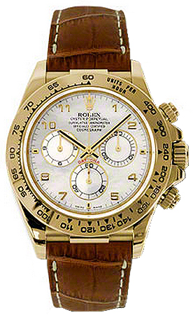 Rolex Cosmograph Daytona - 40 MM - Yellow Gold - 116518 whmopn nyc watcher nyc watches