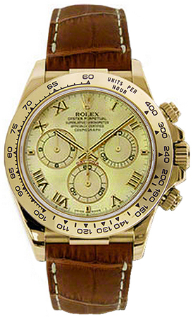 Rolex Cosmograph Daytona - 40 MM - Yellow Gold - 116518 ylmopr nyc watcher nyc watches