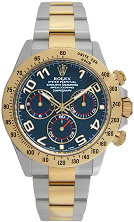 Rolex Cosmograph Daytona - 40 MM - Yellow Gold and Steel - 116523-0045 nyc watcher nyc watches