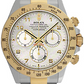 Rolex Cosmograph Daytona - 40 MM - Yellow Gold and Steel - 116523 whmopn nyc watcher nyc watches