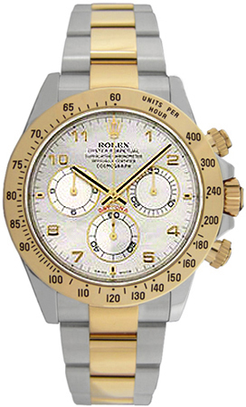 Rolex Cosmograph Daytona - 40 MM - Yellow Gold and Steel - 116523 whmopn nyc watcher nyc watches