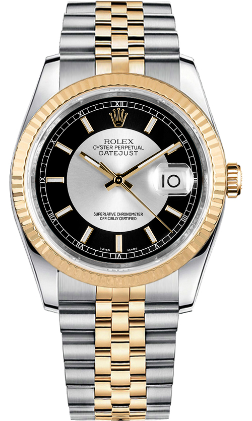 Rolex Datejust - 36 MM - Steel And Yellow Gold - 116233 bkslsj nyc watcher nyc watches