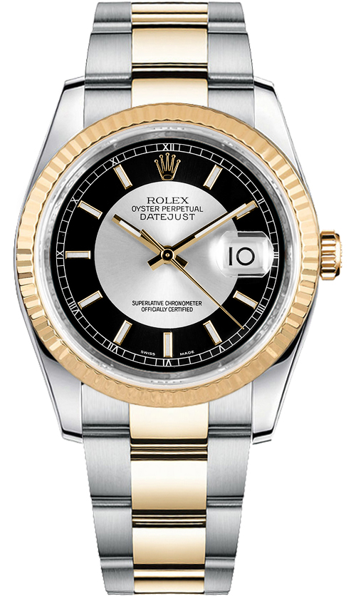 Rolex Datejust - 36 MM - Steel And Yellow Gold - 116233 bksls nyc watcher nyc watches