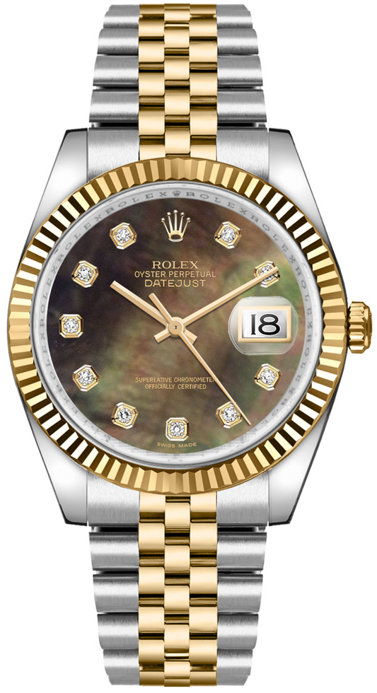 Rolex Datejust - 36 MM - Steel And Yellow Gold - 116233-0212 nyc watcher nyc watches