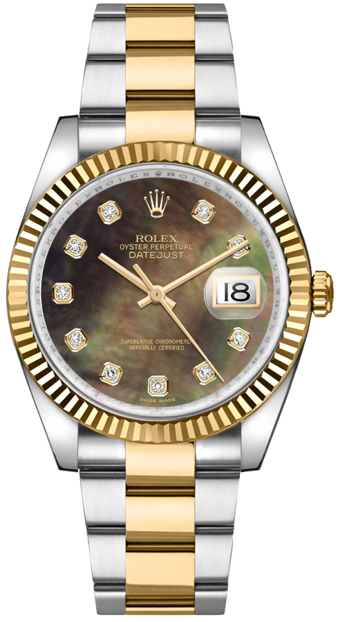 Rolex Datejust - 36 MM - Steel And Yellow Gold - 116233-0186 nyc watcher nyc watches