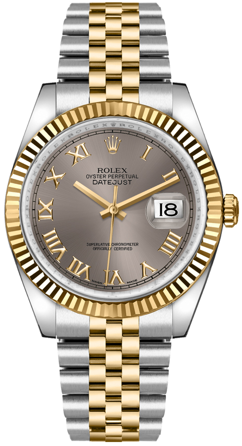 Rolex Datejust - 36 MM - Steel And Yellow Gold - 116233-0204 nyc watcher nyc watches