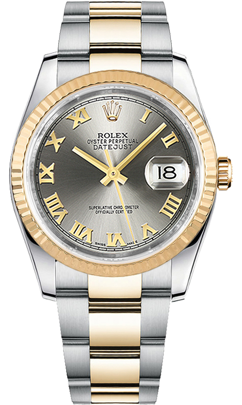 Rolex Datejust - 36 MM - Steel And Yellow Gold - 116233-0180 nyc watcher nyc watches