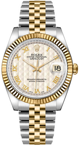 Rolex Datejust - 36 MM - Steel And Yellow Gold -  116233 whrj nyc watcher nyc watches