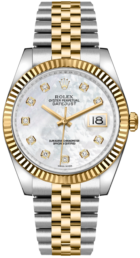 Rolex Datejust - 36 MM - Steel And Yellow Gold - 116233 mopdj nyc watcher nyc watches