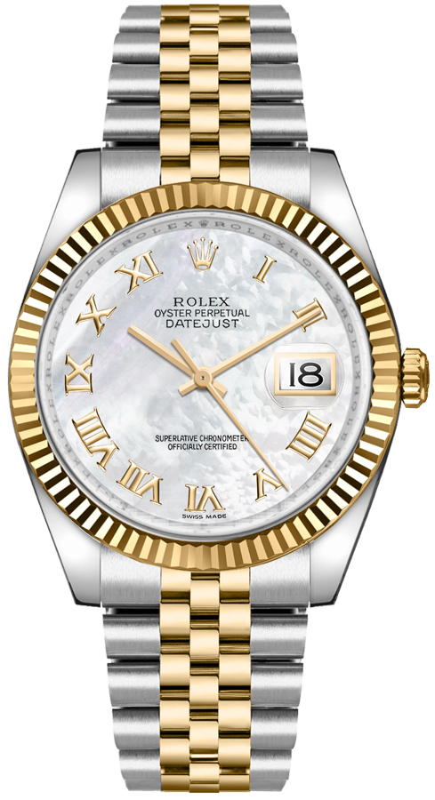 Rolex Datejust - 36 MM - Steel And Yellow Gold - 116233-0203  nyc watcher nyc watches