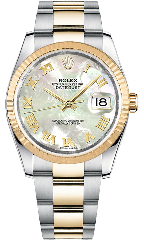 Rolex Datejust - 36 MM - Steel And Yellow Gold - 116233-0176 nyc watcher nyc watches