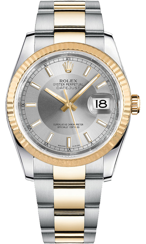 Rolex Datejust - 36 MM - Steel And Yellow Gold - 116233 slso nyc watcher nyc watches