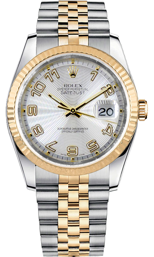 Rolex Datejust - 36 MM - Steel And Yellow Gold - 116233 slnj nyc watcher nyc watches