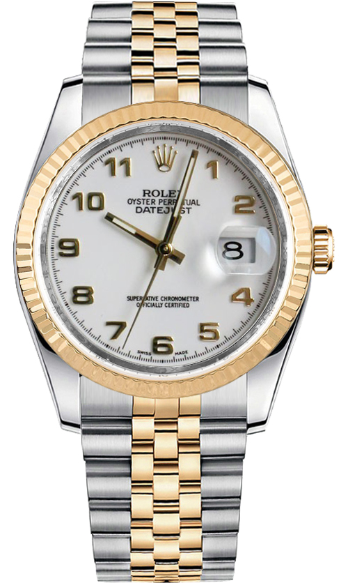 Rolex Datejust - 36 MM - Steel And Yellow Gold - 116233 whnj nyc watcher nyc watches