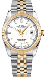 Rolex Datejust - 36 MM - Steel And Yellow Gold - 116233-0200