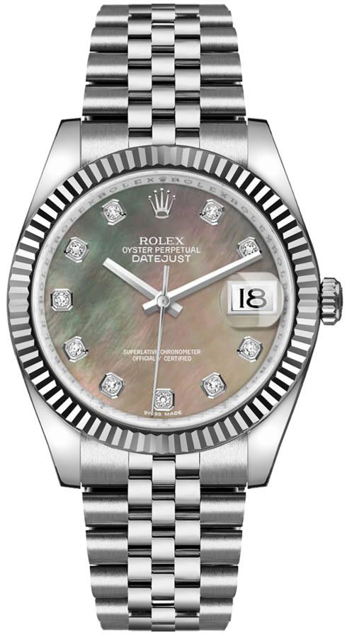 Rolex Datejust 36 MM Steel - 116234-0105 nyc watcher nyc watches