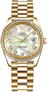 Rolex Datejust - 31 MM - Yellow Gold - 178288-0001