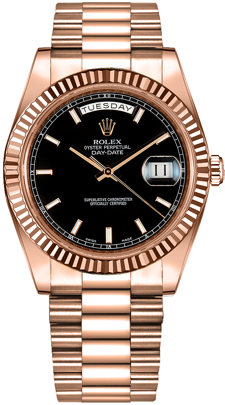 Rolex - Day Date - Rose Gold - 41 MM - 218235 bks nyc watcher nyc watches