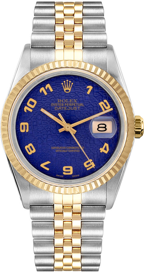 Rolex Datejust - 36 MM - Steel And Yellow Gold - 16233 bln nyc watcher nyc watches