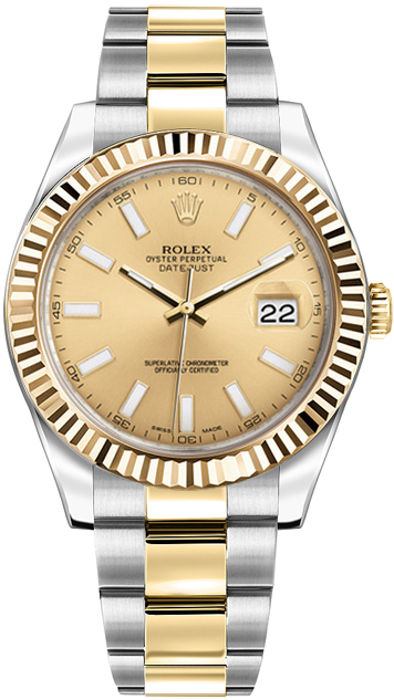 Rolex Datejust 41 MM Steel and Yellow Gold- 116333-0006 nyc watcher nyc watches