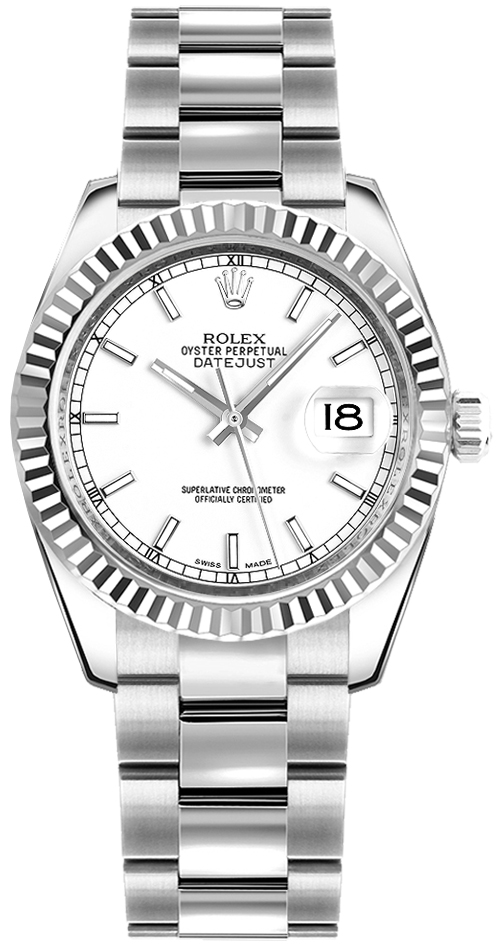 Rolex Datejust - 31 MM - Steel and White Gold - 178274-0024 nyc watcher nyc watches